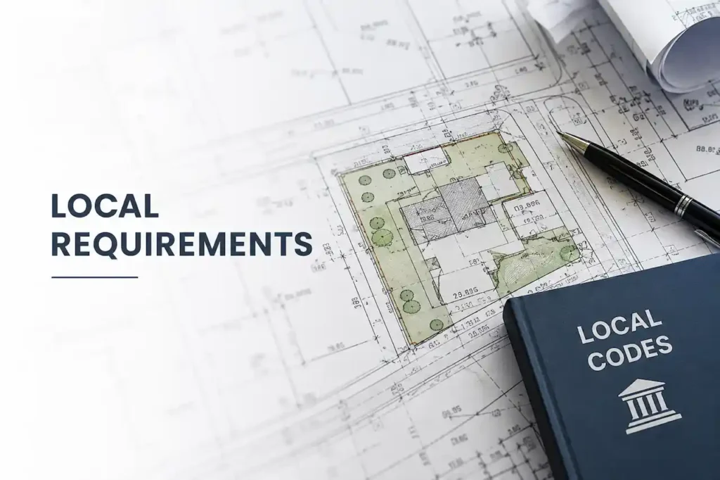 Local jurisdiction requirements for site plan approval