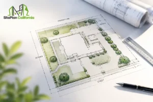 California permit site plan requirements example