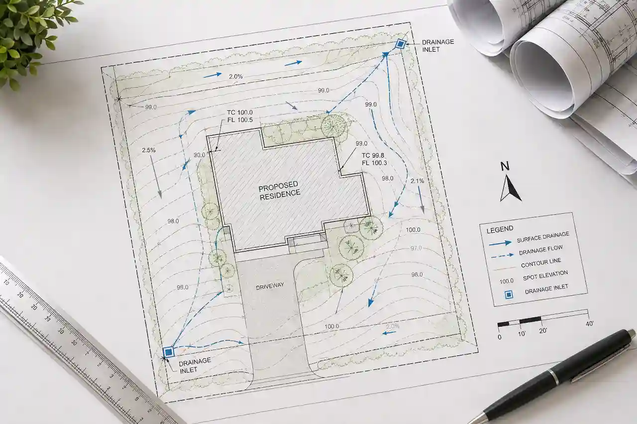 Grading & Drainage Site Plan