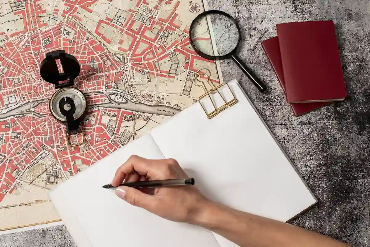 Property planning documents used to prepare a California site plan