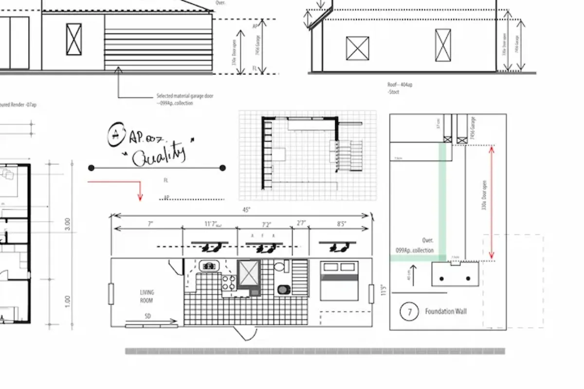 Structural engineering coordination drawings