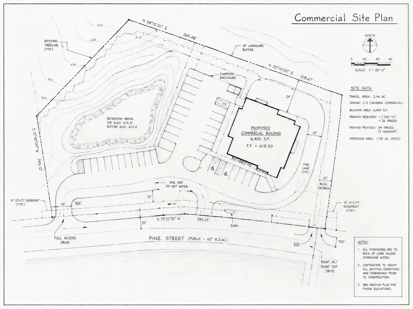 Backyard pool and patio cover site plan