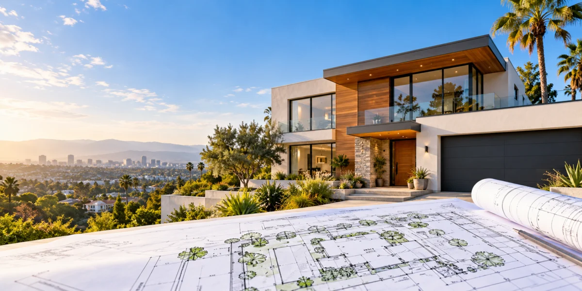 Modern California residence