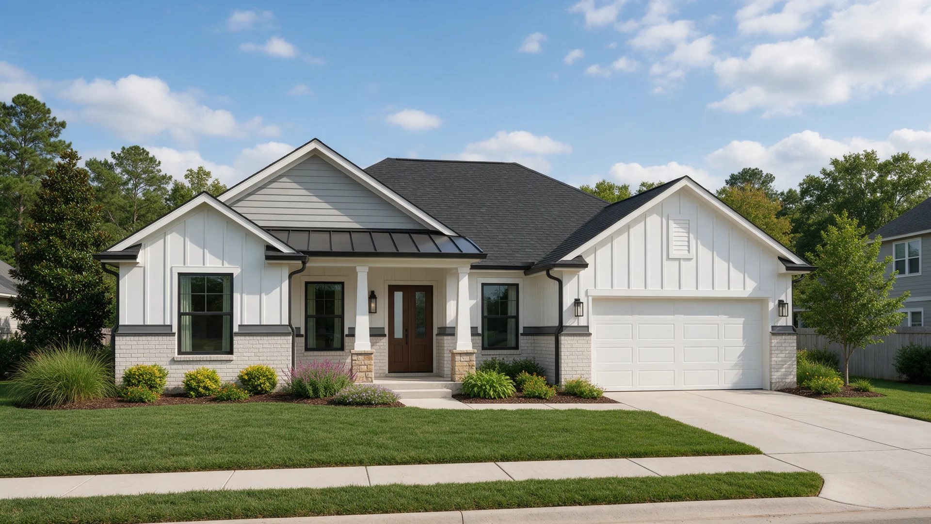 Illustrative new home construction project