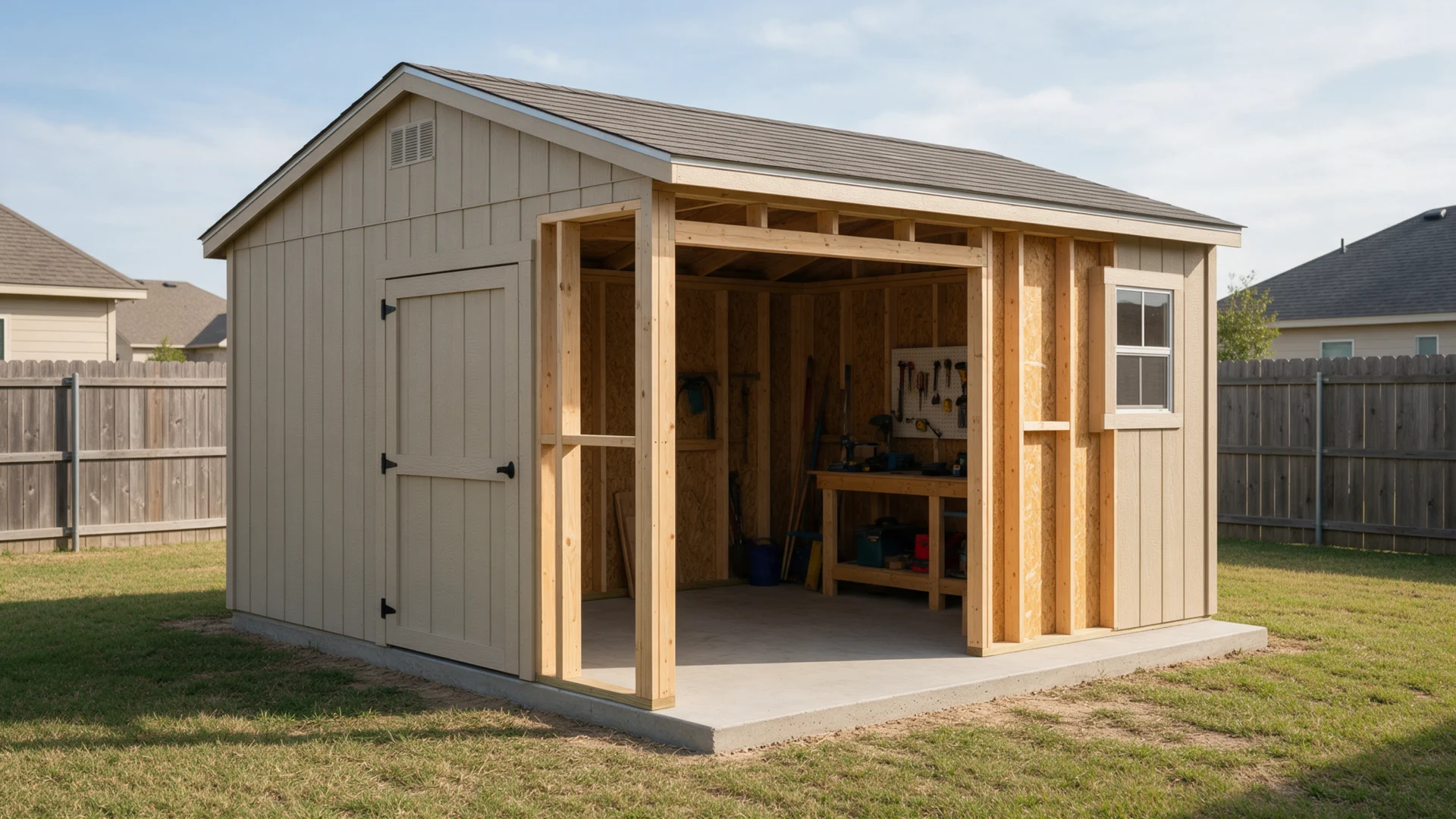 Illustrative sheds & workshops project